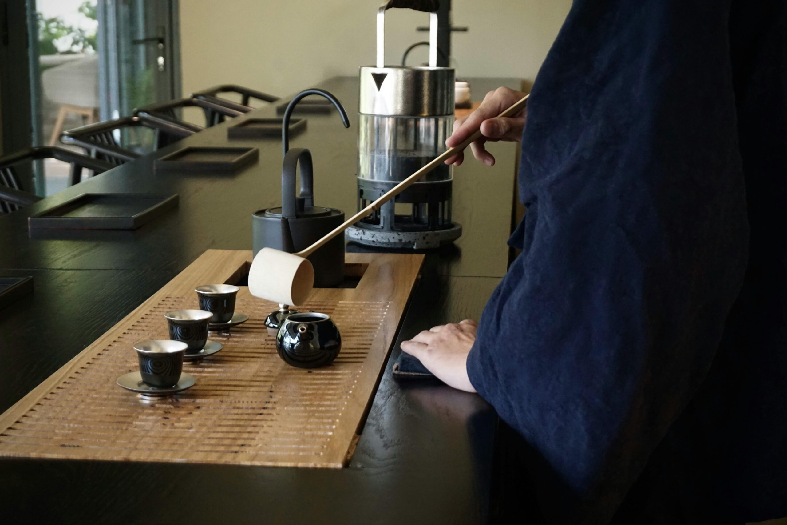 Experience the authentic Japanese tea ceremony at a tranquil cafe in Ho Chi Minh City.